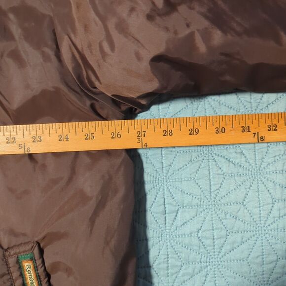 Vintage 80's Remington Jacket Full Zip Bomber Hunting Coat Outdoors Sz XL Brown - Picture 7 of 8